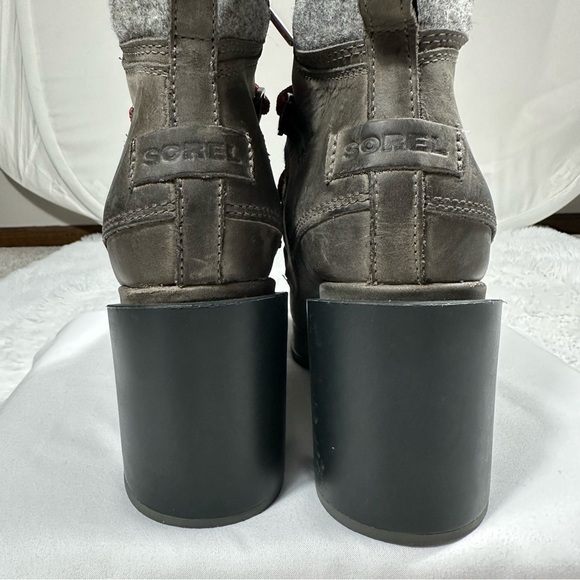 Sorel Blake Lace Up Quarry Boots Womens Sz 8.5 Leather Waterproof Hiking Winter - Picture 8 of 15